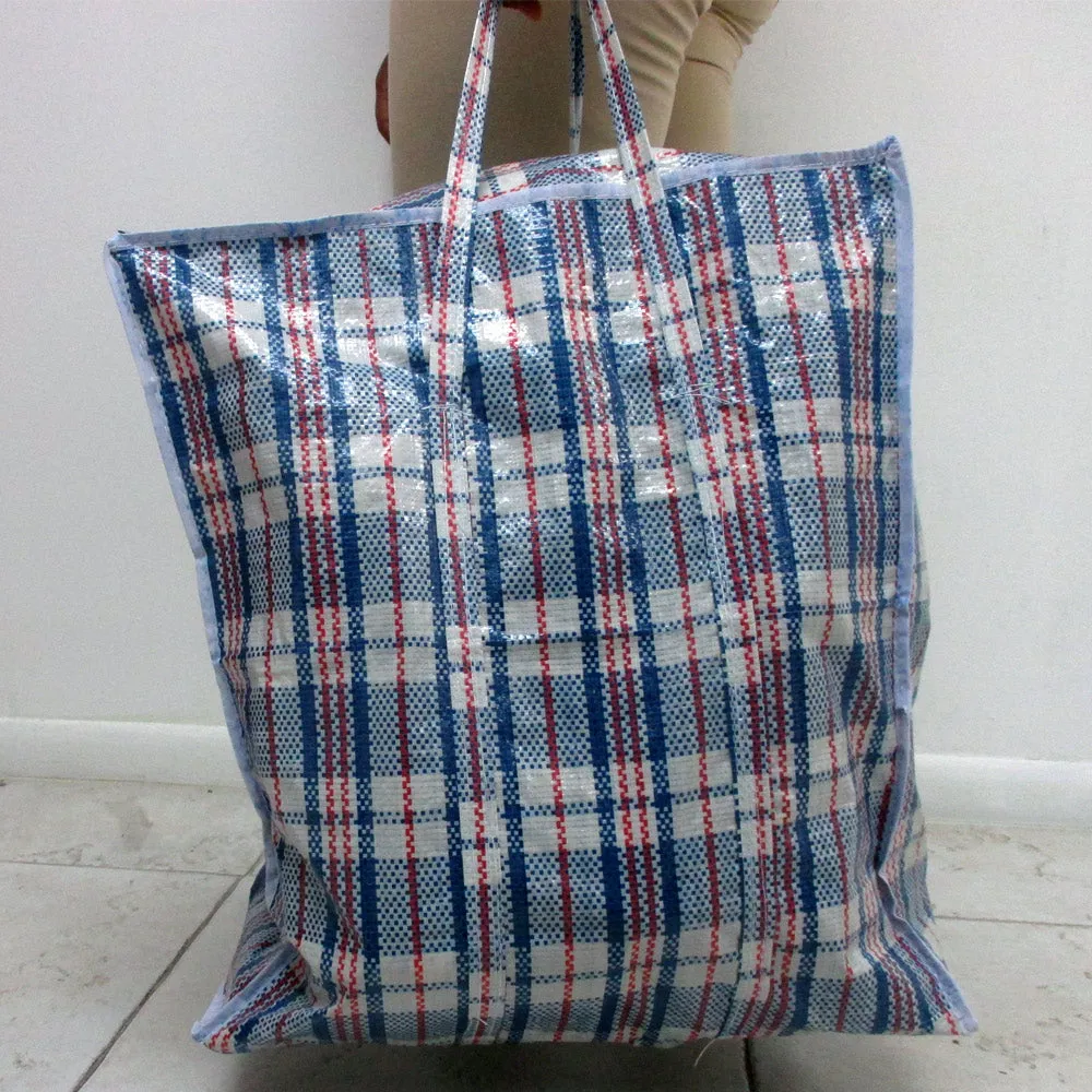 2 Large Tote Storage Bag Shopping Groceries Laundry Organizing 21"x25" Travel