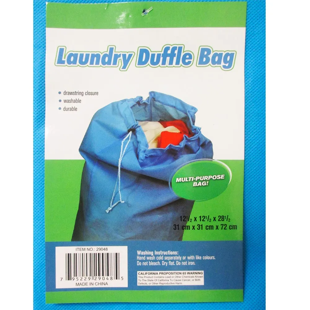3 Large Laundry Duffle Bag Durable Wash Dirty Clothes Hamper Reusable Tote 13X13