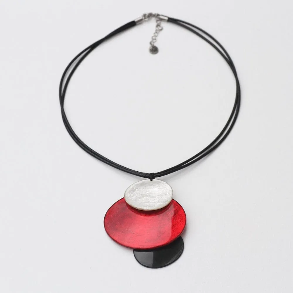 3 PIECE RED COMBO PENDANT
