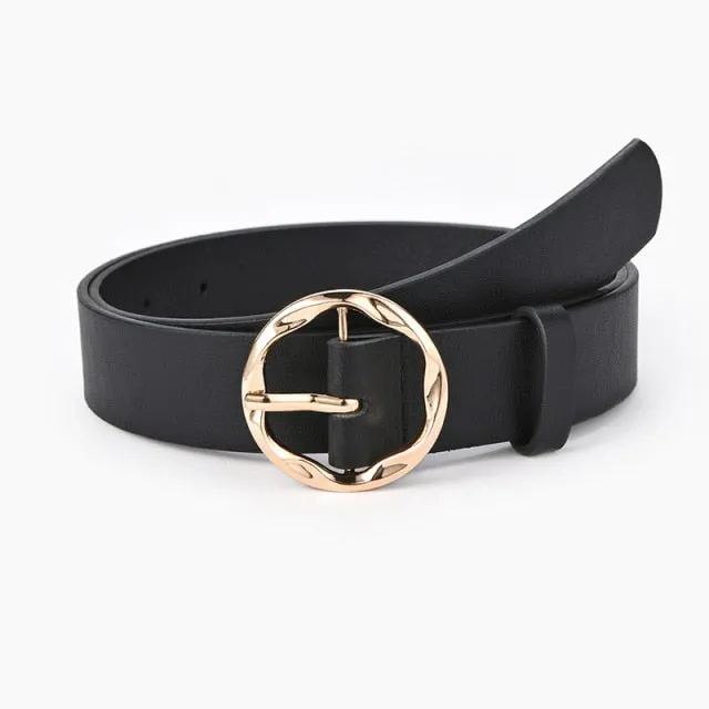 9 Style Punk Women Belts Luxury Brand Slim Leopard Waist Strap All-match Jeans Trousers Casual Belt Ladies Female Waistband