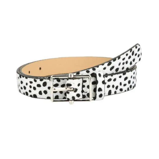 9 Style Punk Women Belts Luxury Brand Slim Leopard Waist Strap All-match Jeans Trousers Casual Belt Ladies Female Waistband