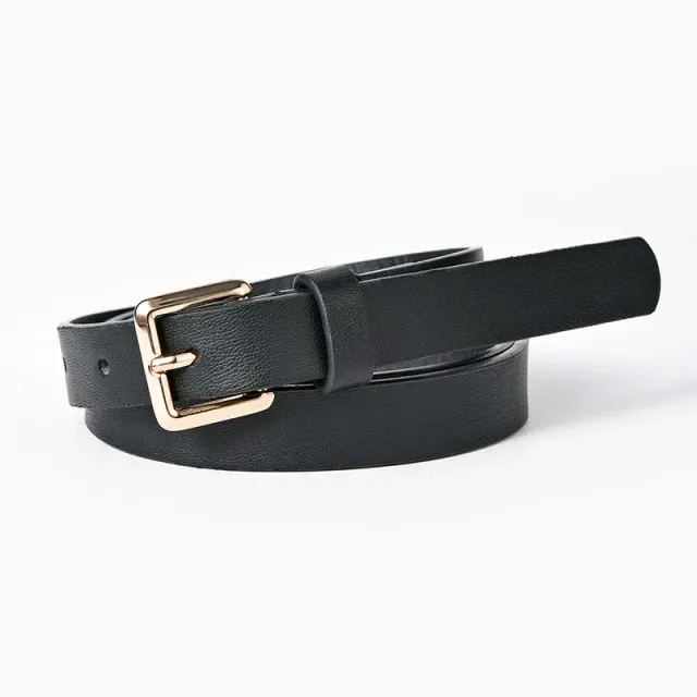 9 Style Punk Women Belts Luxury Brand Slim Leopard Waist Strap All-match Jeans Trousers Casual Belt Ladies Female Waistband