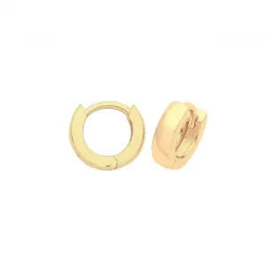 9ct Yellow Gold Hinged Earrings ER021-07