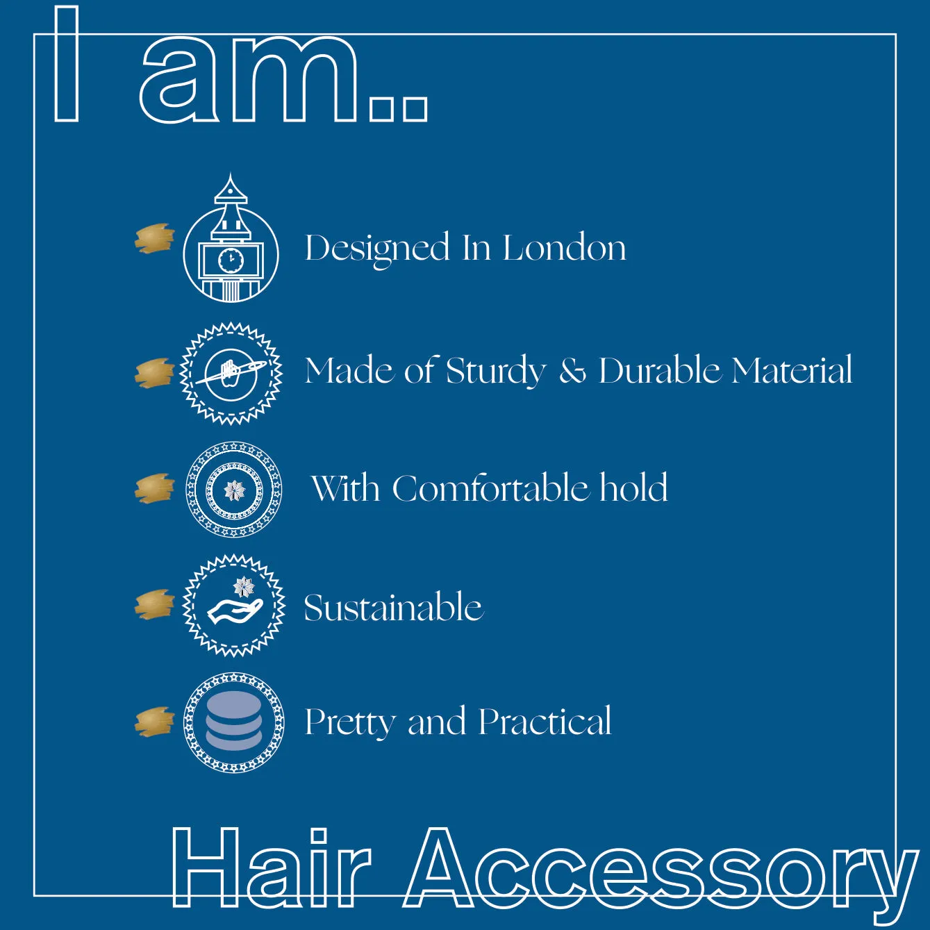 Accessorize London Gold And Silver Four-Pack Mini Metal Claw Clips