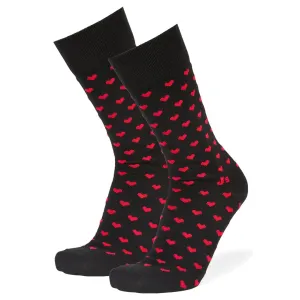 Allover Hearts Crew Socks