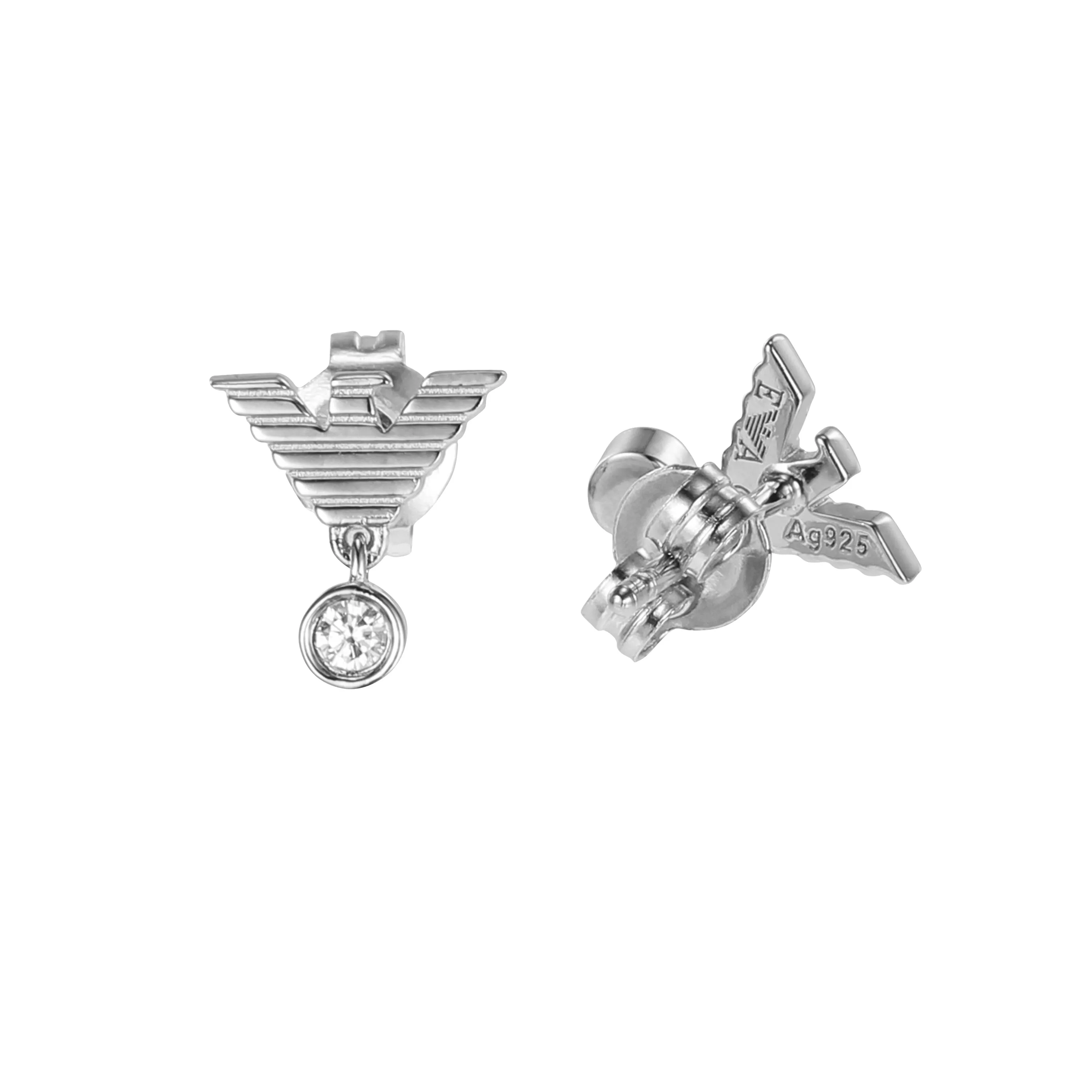 Armani Timeless Elegance Silver Earrings with Zirconia EG3581040
