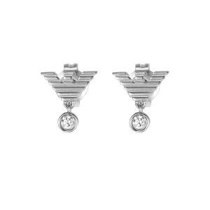 Armani Timeless Elegance Silver Earrings with Zirconia EG3581040