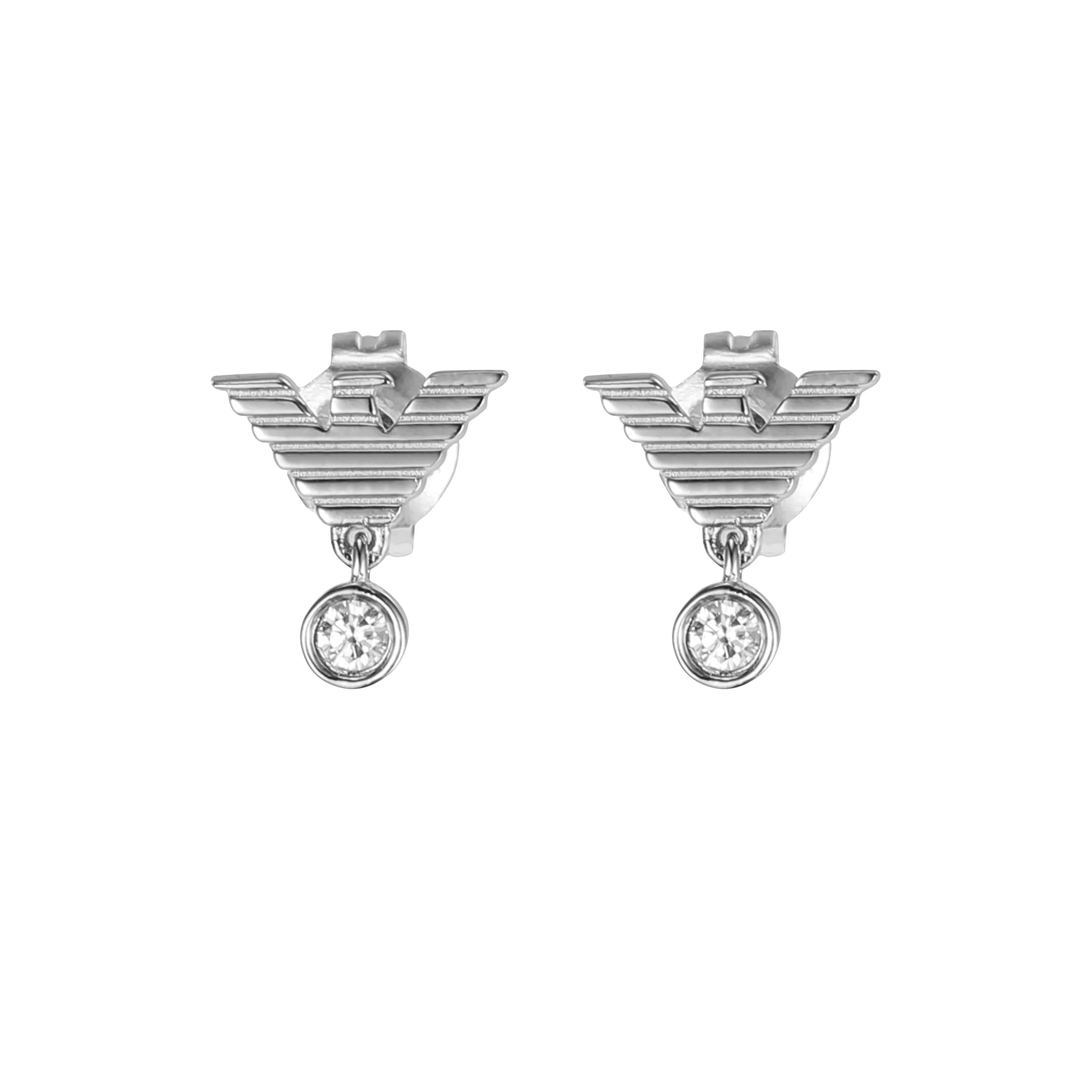 Armani Timeless Elegance Silver Earrings with Zirconia EG3581040