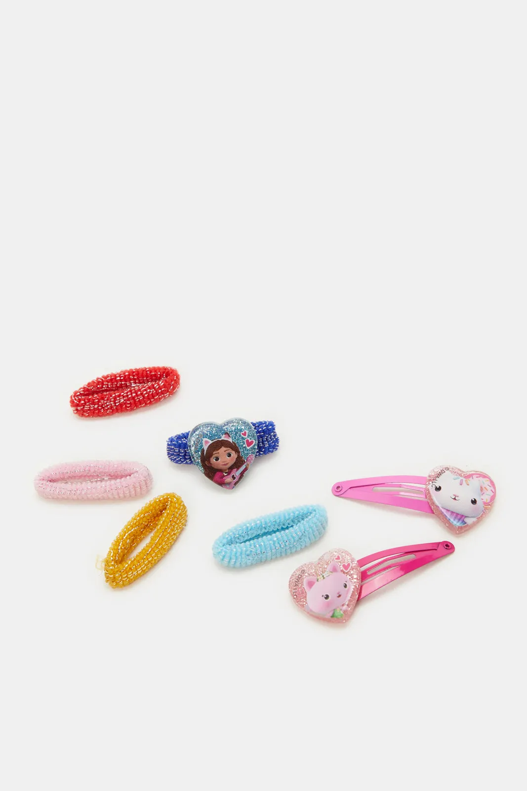Assorted Gabby’S Dollhouse Hair Accessories Set (9 Piece)