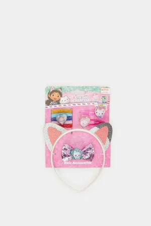 Assorted Gabby’S Dollhouse Hair Accessories Set (9 Piece)