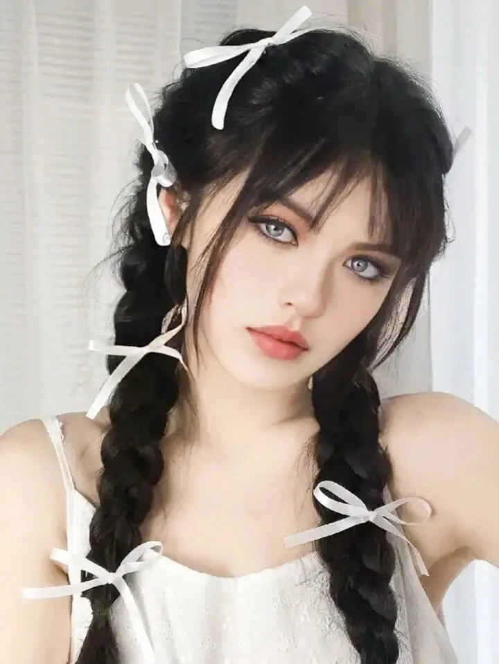 Ballet Ribbon Hair Clip Set
