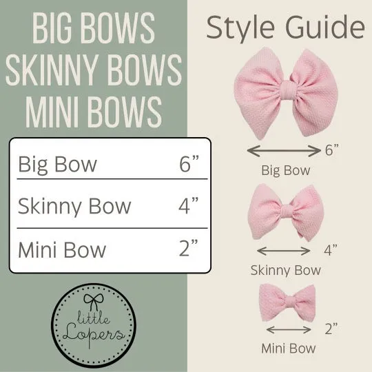 Beige Lace Big   Skinny Bow