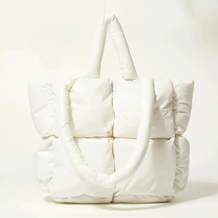 Big Shopping Tote Bags Nylon Padded Zipper