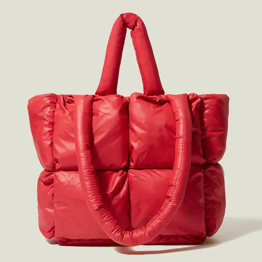 Big Shopping Tote Bags Nylon Padded Zipper