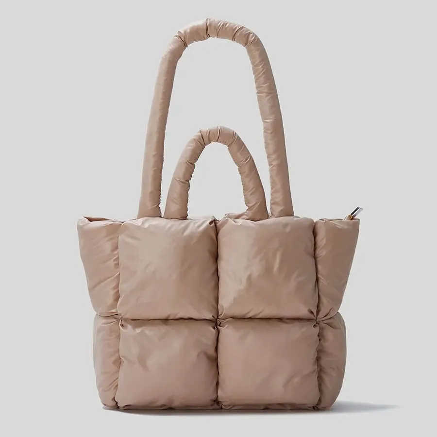 Big Shopping Tote Bags Nylon Padded Zipper