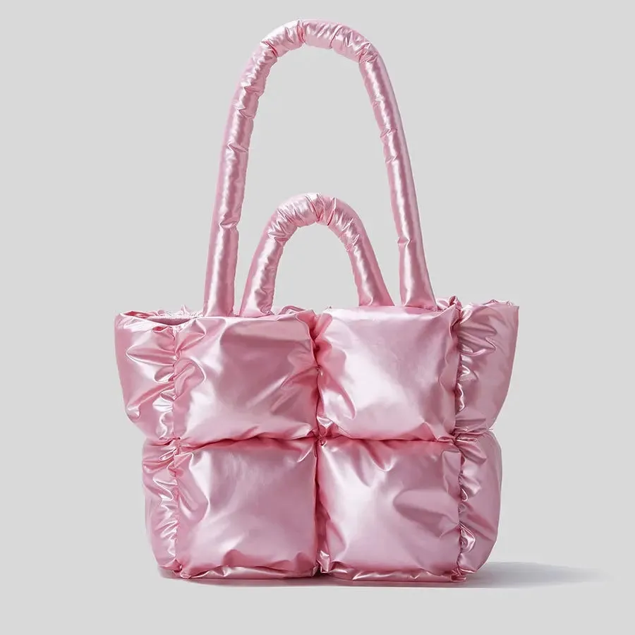 Big Shopping Tote Bags Nylon Padded Zipper