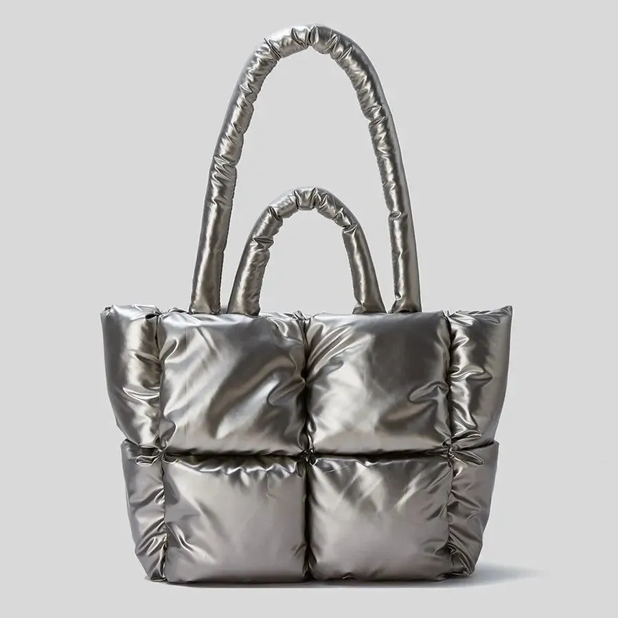 Big Shopping Tote Bags Nylon Padded Zipper