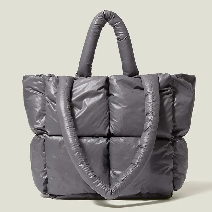Big Shopping Tote Bags Nylon Padded Zipper