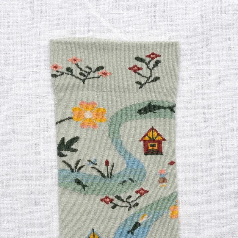 Bonne Maison Socks - Various Colours Patterned