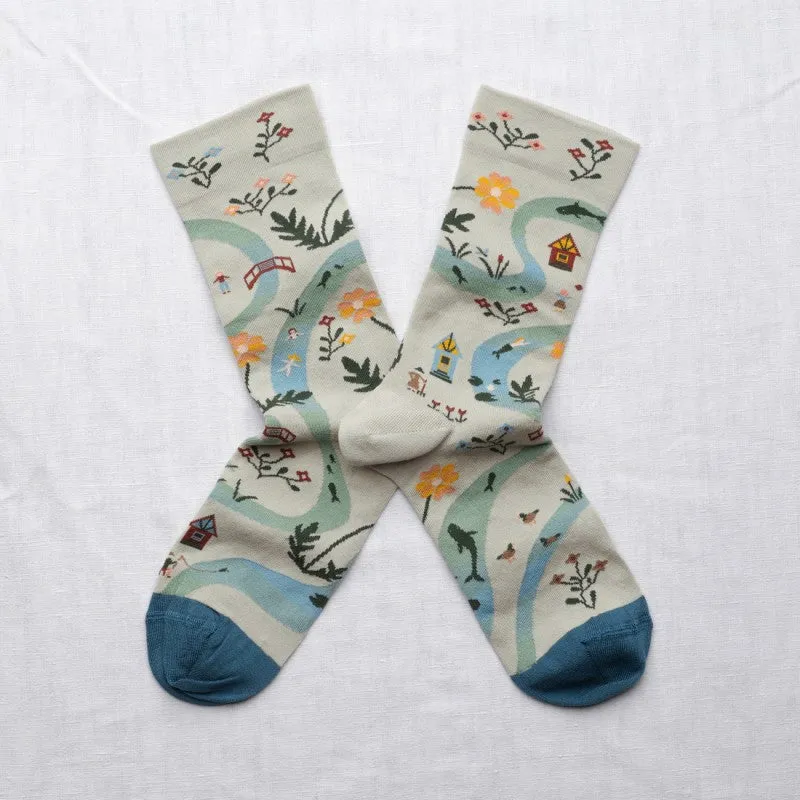 Bonne Maison Socks - Various Colours Patterned