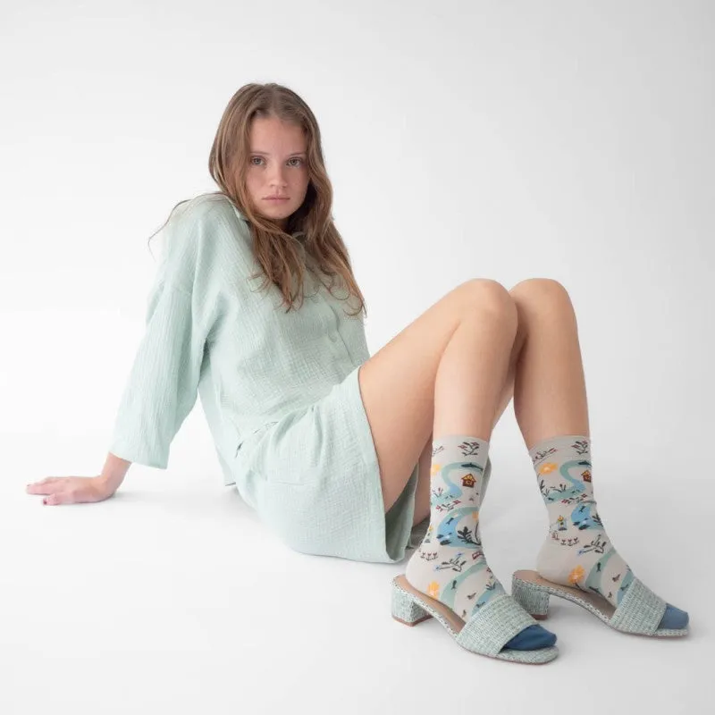 Bonne Maison Socks - Various Colours Patterned