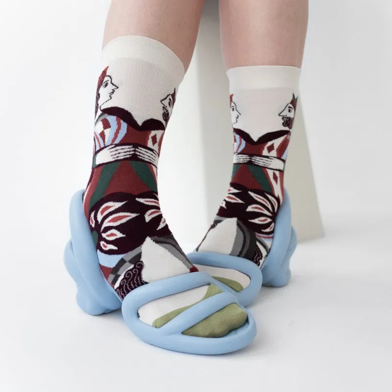 Bonne Maison Socks - Various Colours Patterned