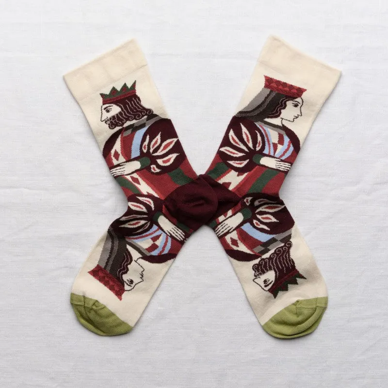 Bonne Maison Socks - Various Colours Patterned