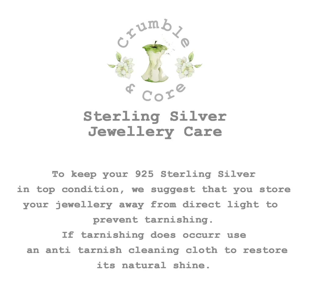 Boxed Hares Sterling Silver Stud Earring Card - Elegant and Timeless Gift