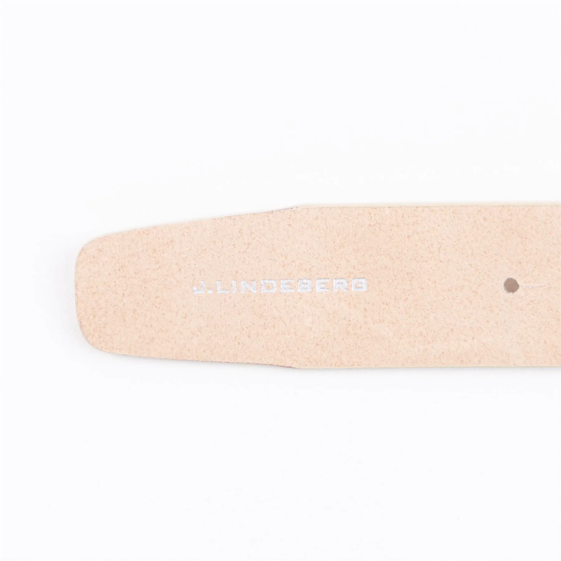 Bridger Nubuck Leather Belt Moonbeam - AW24