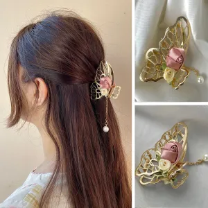 Butterfly Rose  | Hair Clip
