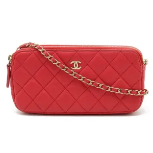 Chanel -  Leather Clutch Bag (Pre-Owned)