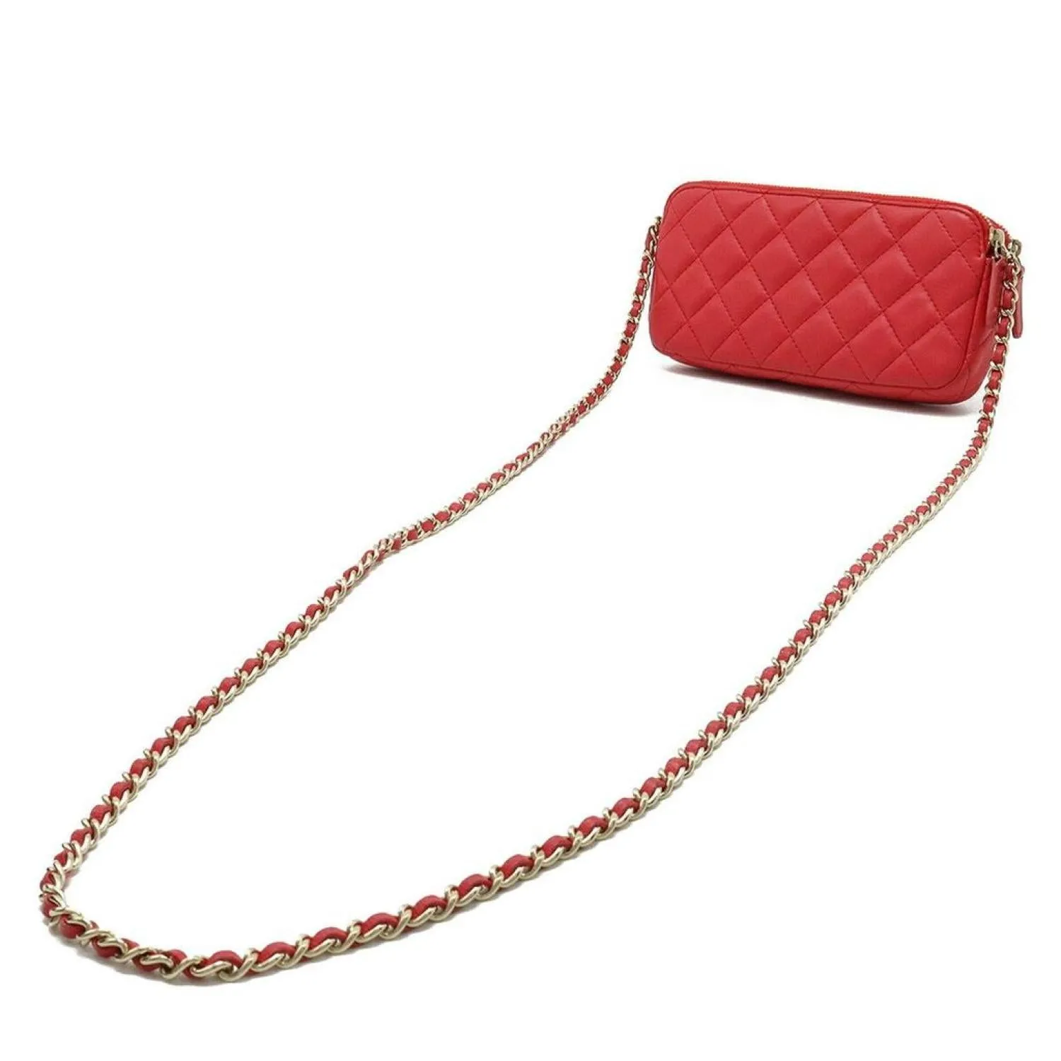 Chanel -  Leather Clutch Bag (Pre-Owned)