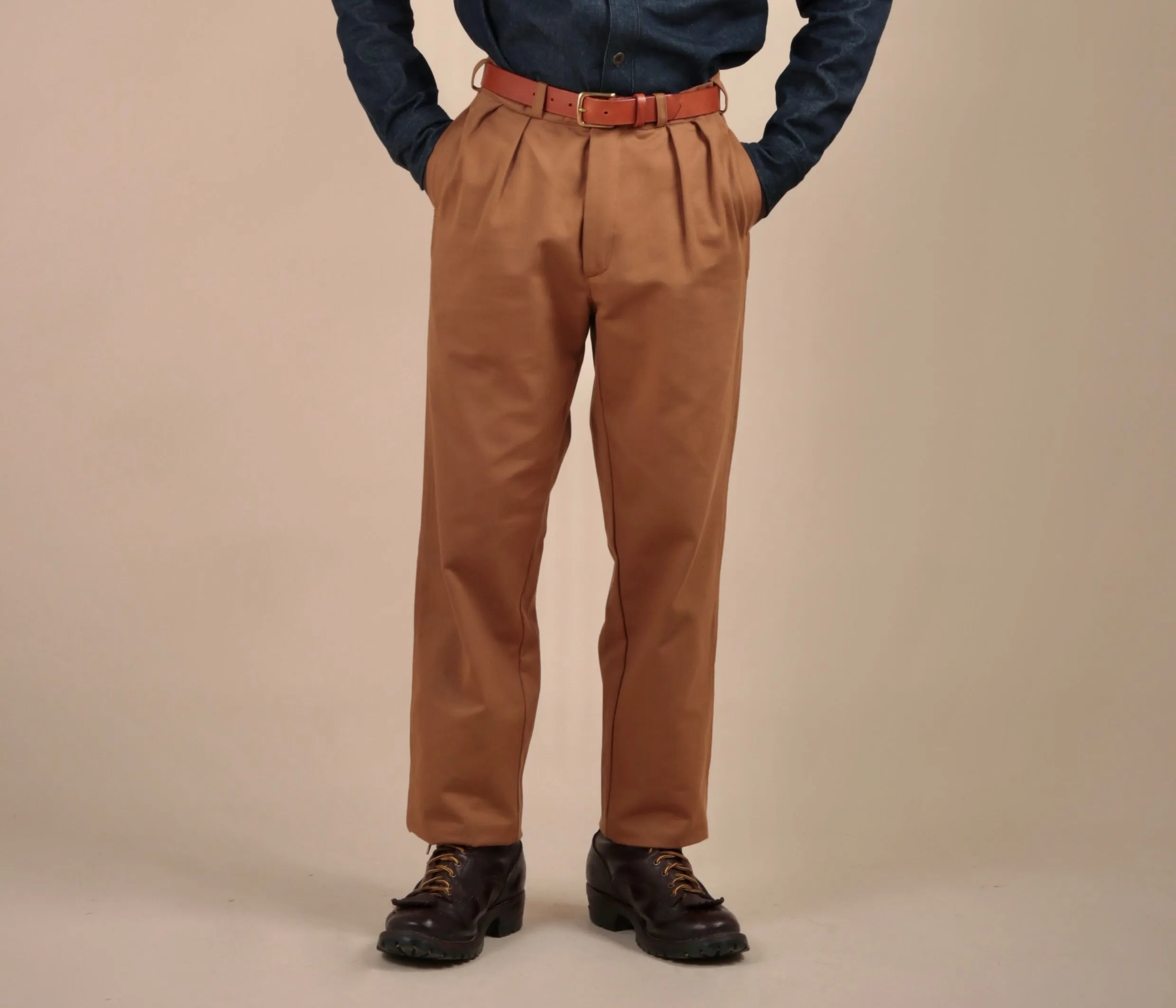Chestnut Leather Belt