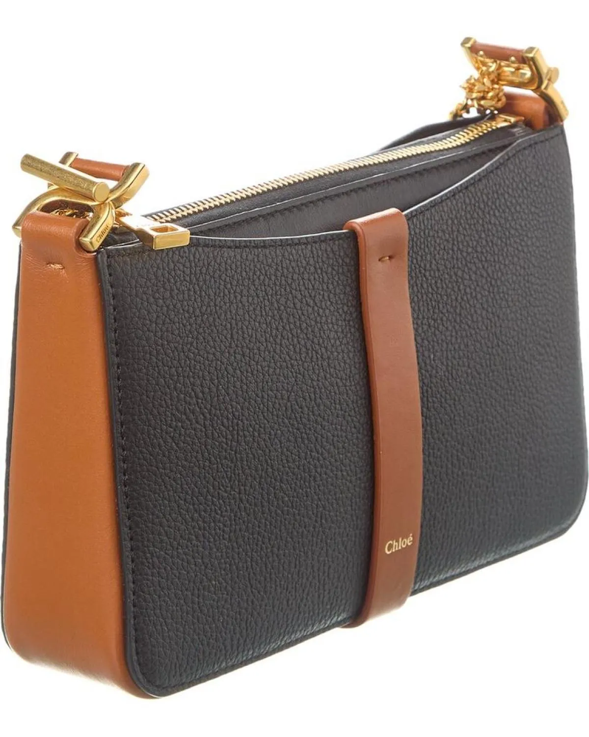 Chloé Marcie Leather Pouch On Chain