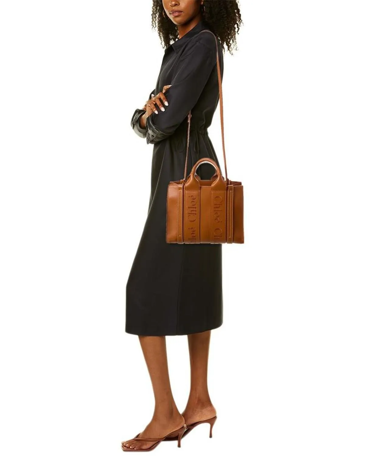 Chloé Woody Small Leather Tote