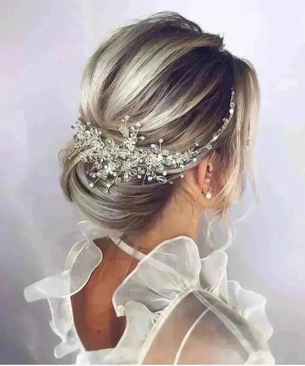 Classy Women Crystal Bridal Hair Piece Wedding Hair Accessories Bridal Hair Vine Bridal Hair Clip Wedding Headpiece Wedding Hair Piece Bridal Hair Pieces