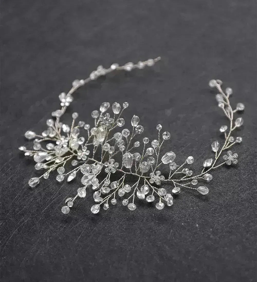 Classy Women Crystal Bridal Hair Piece Wedding Hair Accessories Bridal Hair Vine Bridal Hair Clip Wedding Headpiece Wedding Hair Piece Bridal Hair Pieces