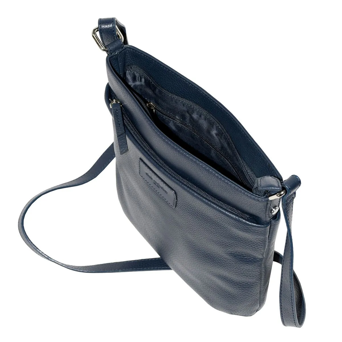 Club Rochelier Women's Leather Zip Top Shoulder Bag