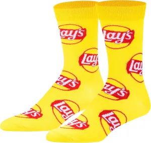 Crazy Socks Lays Potato Chips Novelty Socks