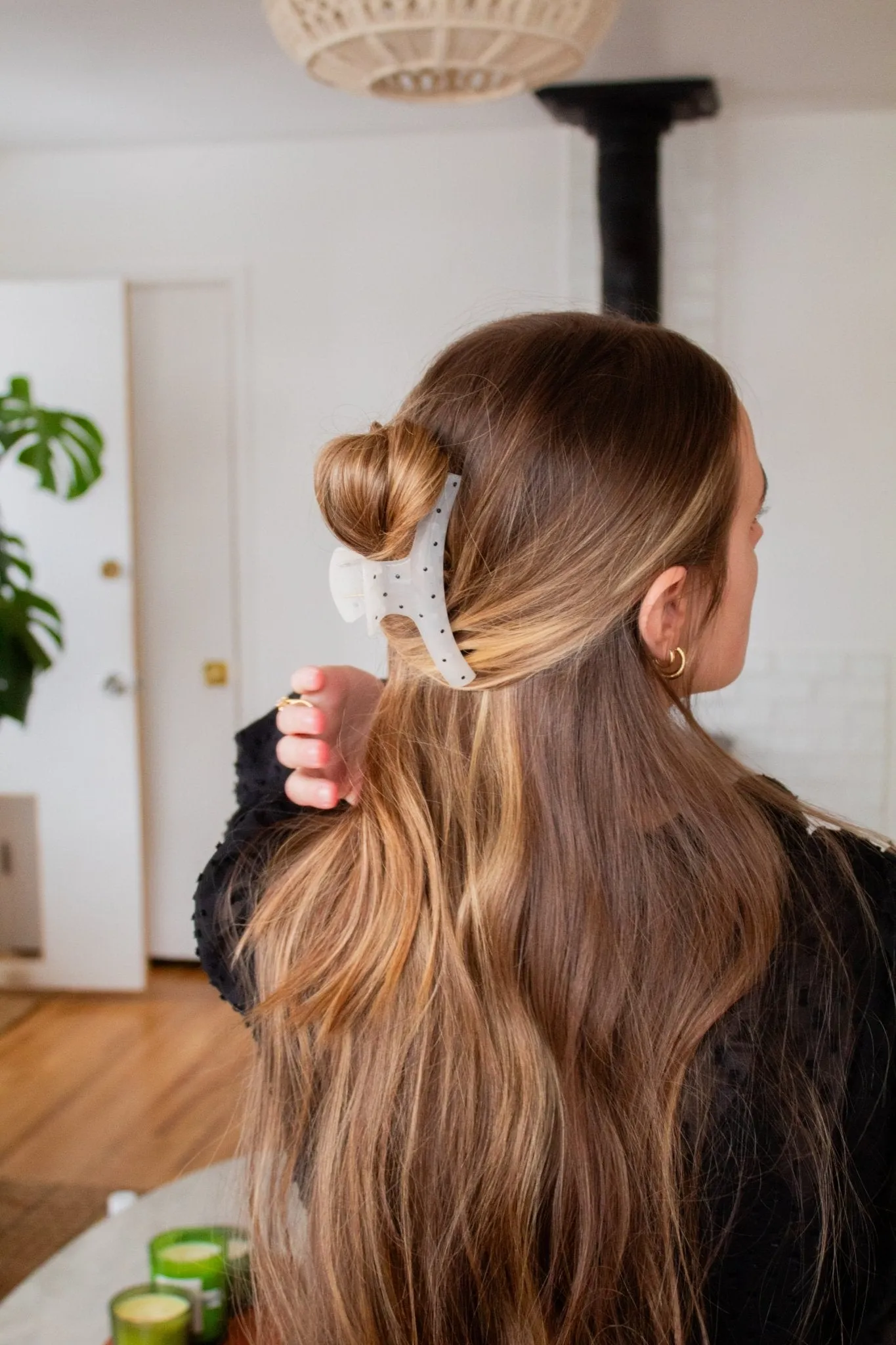 Delicate Curved Claw Clip