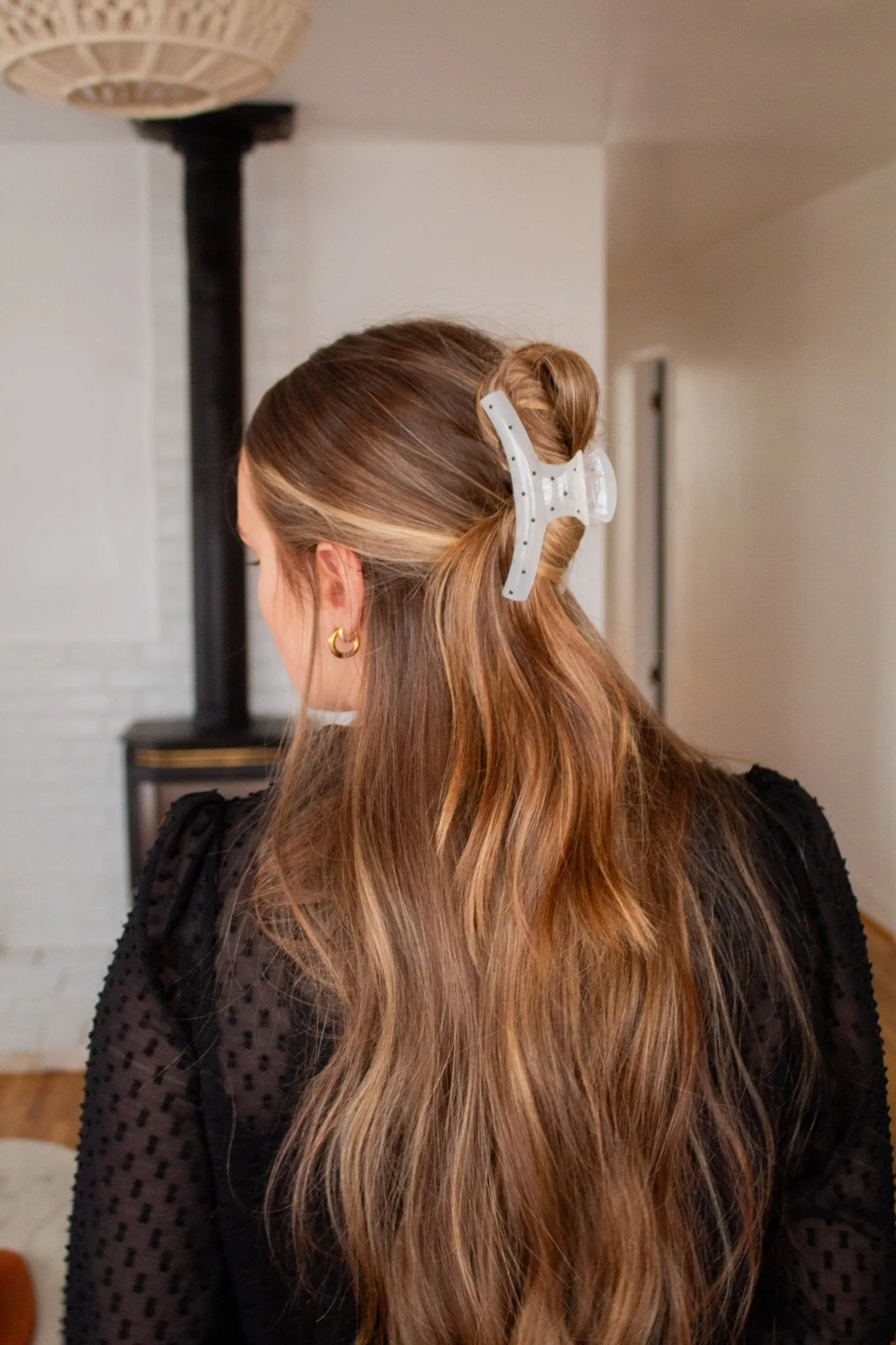 Delicate Curved Claw Clip