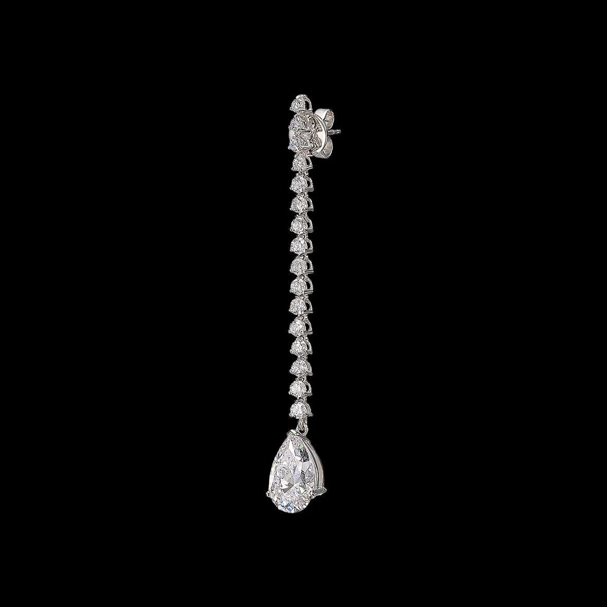 Diamond Teardrop Earrings