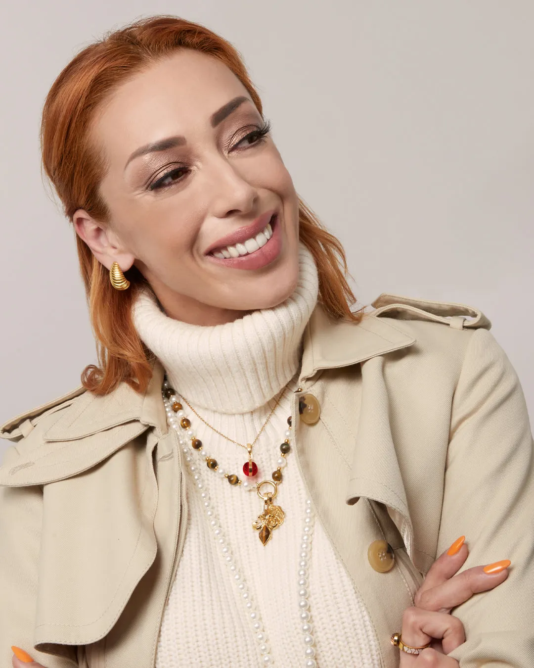 Duo Timeless Pearl and Resilience Charm Chain