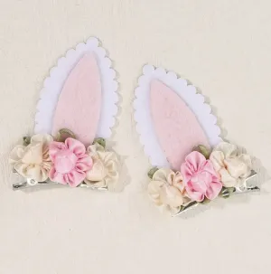 Easter Floral Hair Clips