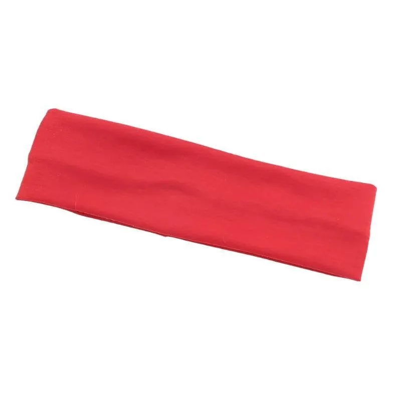 Elastic Headbands, Soft Cotton, Comfortable Fit, Breathable, Secure for Yoga, Fitness, Casual Wear, Available in Various Colors