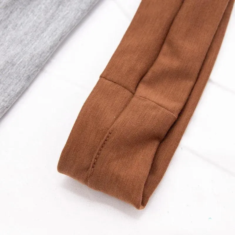 Elastic Headbands, Soft Cotton, Comfortable Fit, Breathable, Secure for Yoga, Fitness, Casual Wear, Available in Various Colors