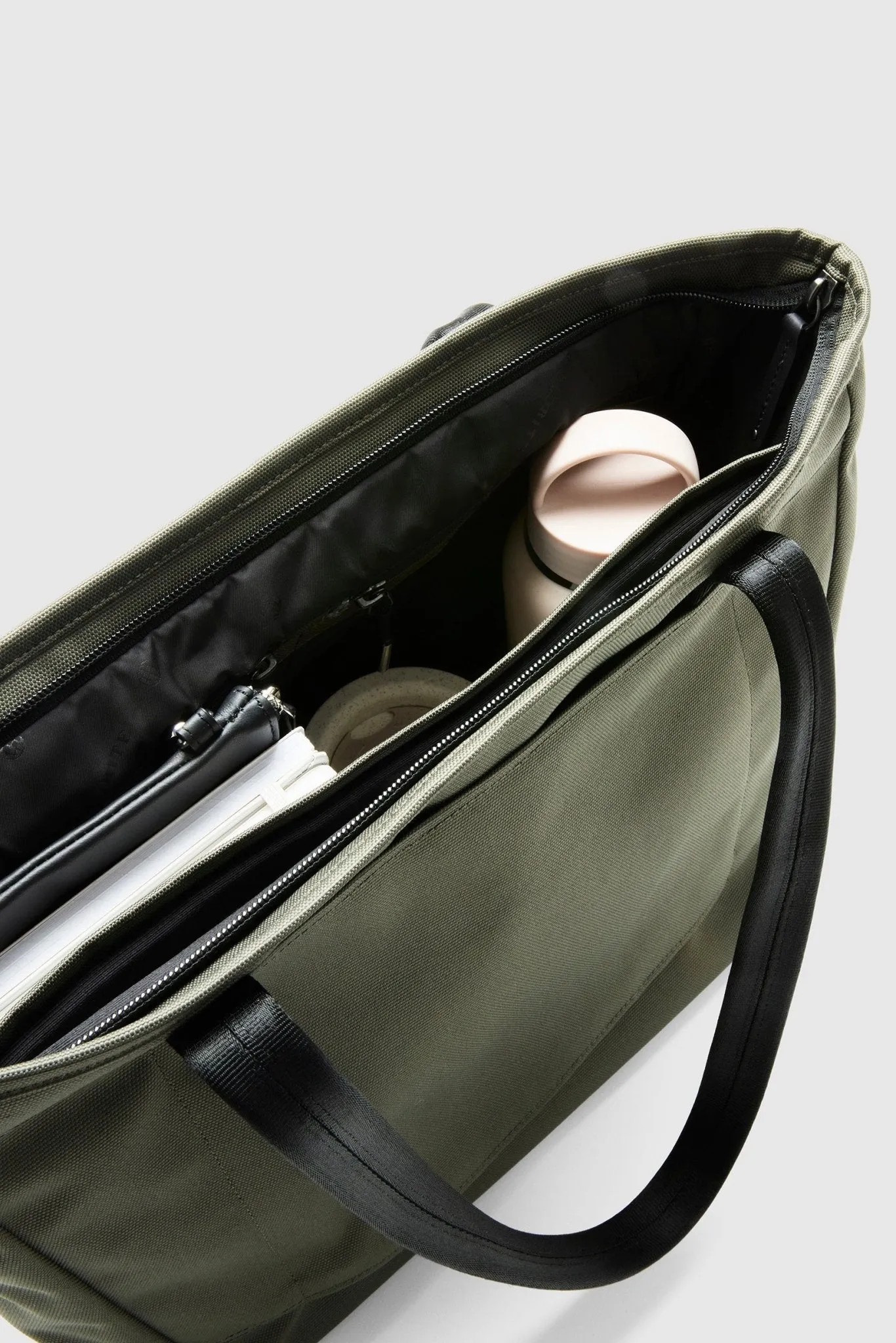 Essential Metro Work Tote Bag - Olivine Green