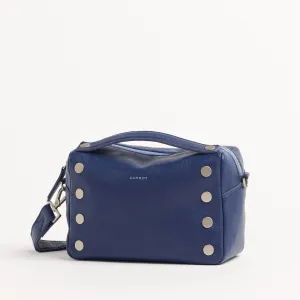 Evan Crossbody | Jazz Blues/Brushed Silver | Sml