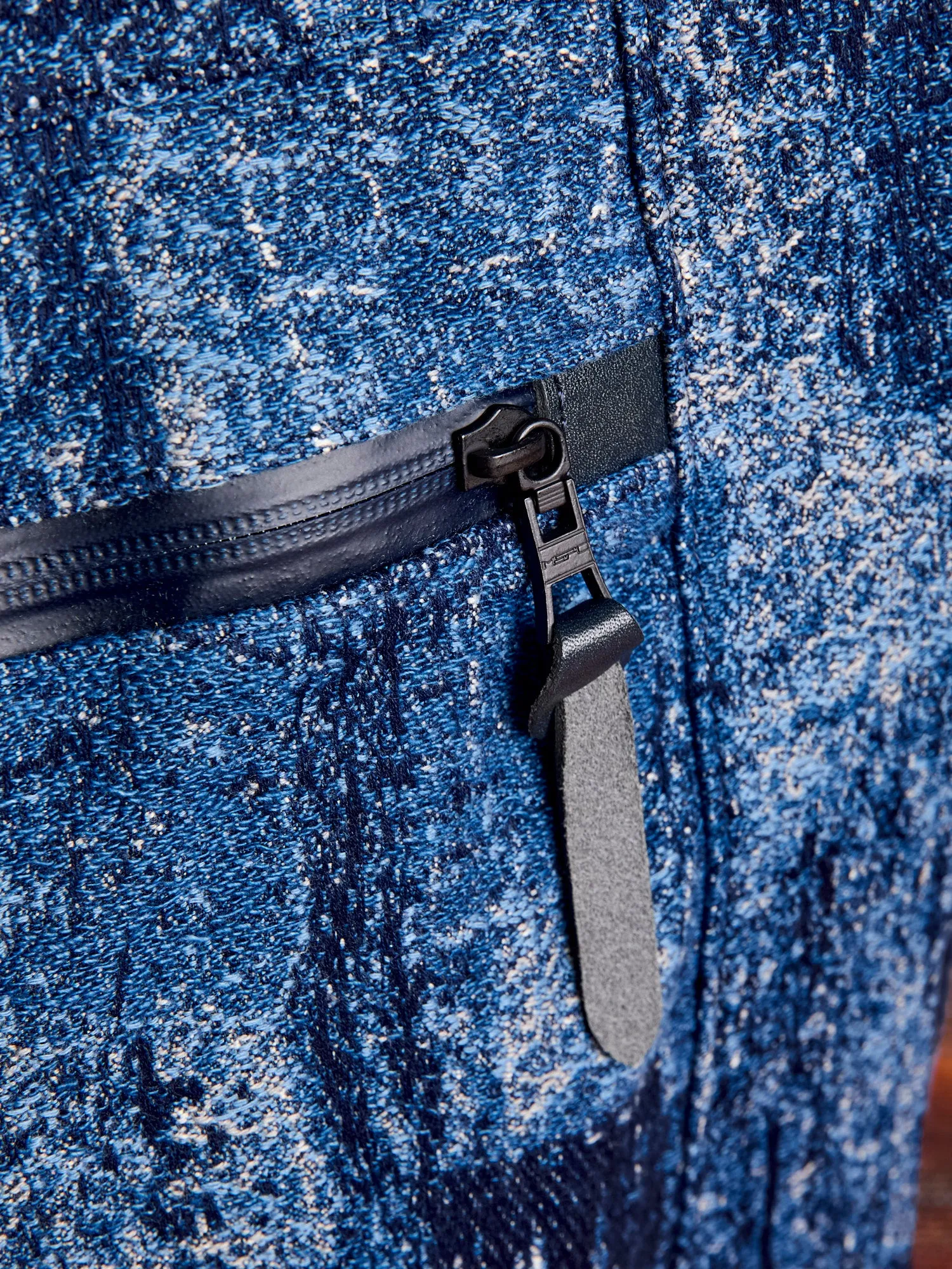 FDMTL x Master-Piece Boro Jacquard Shoulder Bag in Indigo