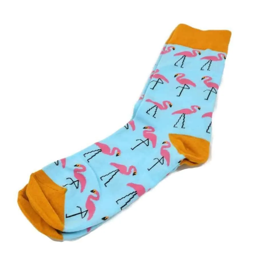 Flamingo Tango Cotton Socks - Dance with Style
